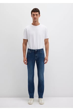 Martin Premium Blue Gölgeli Koyu Gabardin Pantolon 0037888222