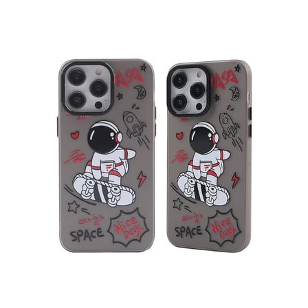 Apple iPhone 14 Pro Max Kılıf Prada Desenli Kapak - Prada Siyah - 1