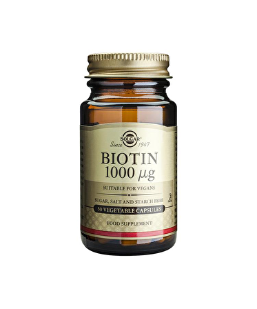 Solgar Biotin 1000 Mcg 50 Kapsül