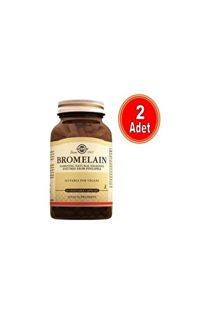 Solgar Bromelain 150 Mg 60 Kapsül - 2 ADET - SKT: 01/2026