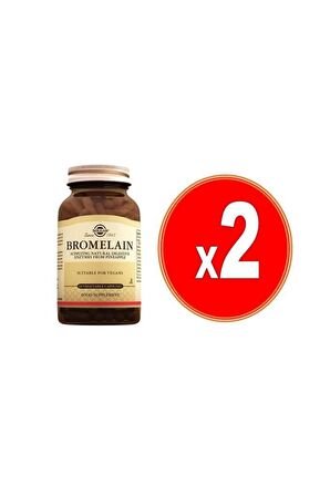 Solgar Bromelain 150 Mg 60 Kapsül - 2 ADET - SKT: 01/2026