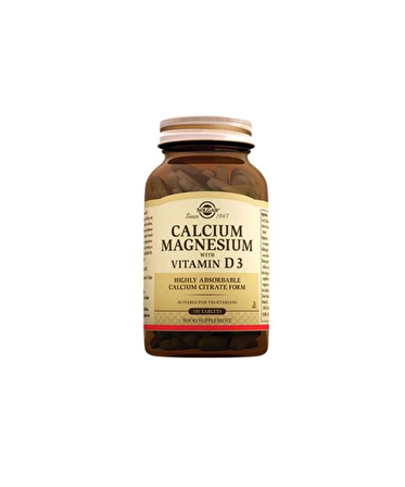 Solgar Calcium Magnesium With Vitamin D3 150 Tablet