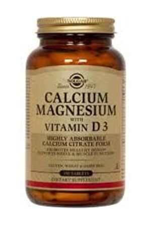 Calcıum Magnesıum  Vitamin D3 150 Kapsül