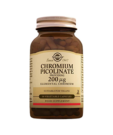 Solgar Chromium Picolinate 200mcg 90 Kapsül