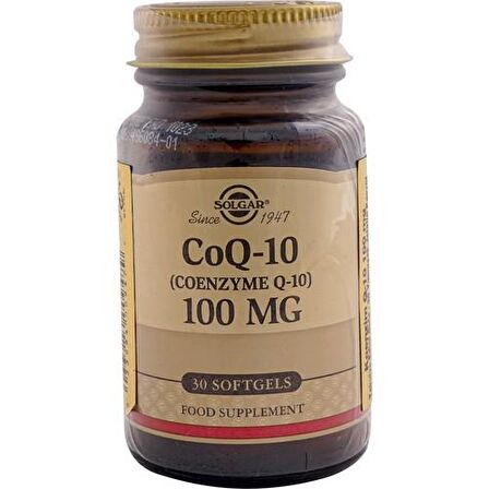 Solgar Coenzyme Q-10 100 Mg 30 Kapsül