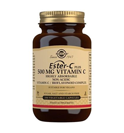 Solgar Ester-C Plus 500 Mg 100 Kapsül