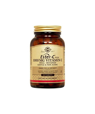 Solgar Ester-C Plus 1000 Mg 60 Tablet