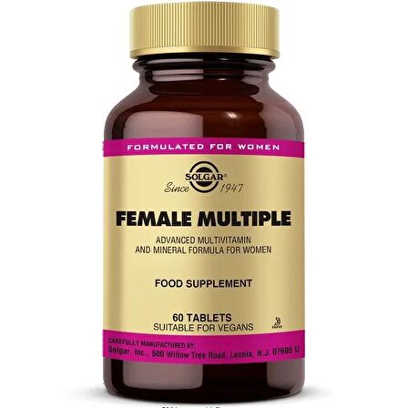 Solgar Female Multiple Multivitamin 60 Tablet