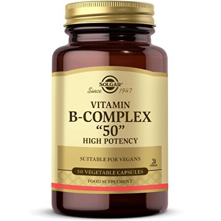 Solgar Vitamin B-Complex '50' 50 Kapsül