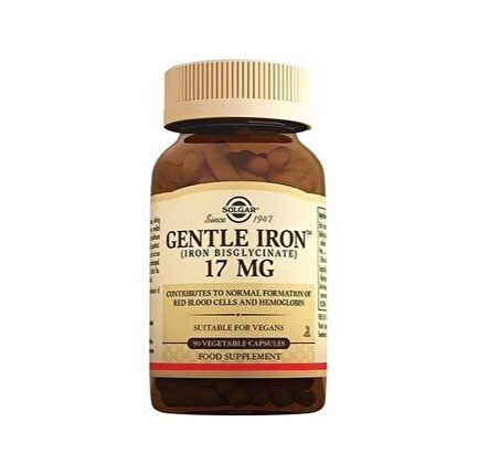 Solgar Gentle Iron 17 mg 90 Kapsül