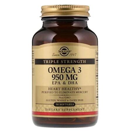 Solgar Omega-3 950 Mg 50 Kapsül