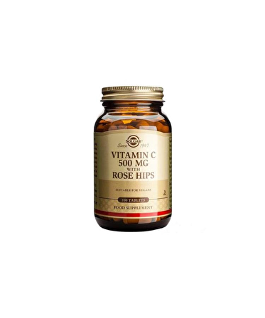 Solgar Vitamin C 500 Mg With Rose Hips 100 Tablet