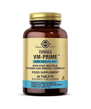 Solgar VM Prime Multivitamin Mineral  60 Tablet