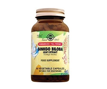 Solgar Ginkgo Biloba Leaf Extract 60 Kapsül