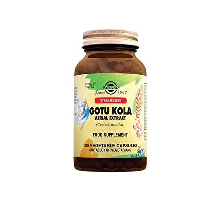 Solgar Gotu Kola Aerial Extract 10 mg 100 Kapsül