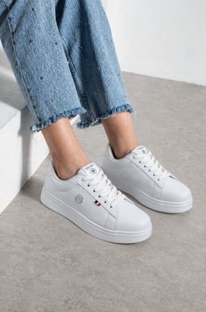 Unisex Spor Ayakkabı Rahat Yumuşak Taban Kaymaz Günlük Bağcıklı Sneaker 034