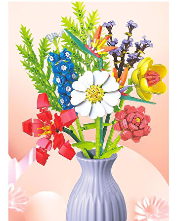 Zuanma Çiçek Buketi Yapım Seti No6 109