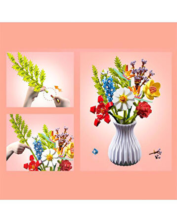 Zuanma Çiçek Buketi Yapım Seti No6 109