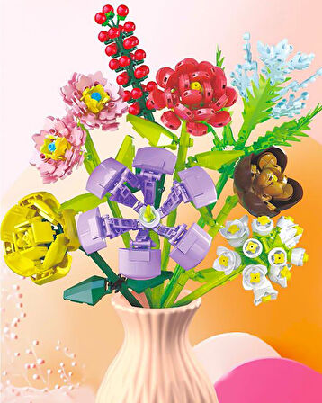 Zuanma Çiçek Buketi Yapım Seti No8 109