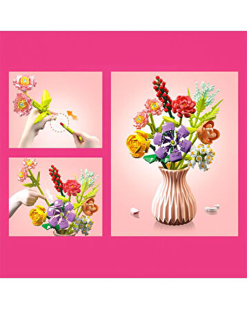 Zuanma Çiçek Buketi Yapım Seti No8 109