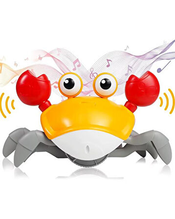 Pasifik Toys Işıklı Sensörlü Yengeç Turuncu QC3Y