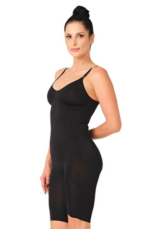 Dikişsiz Desenli.paçalı Body Korse