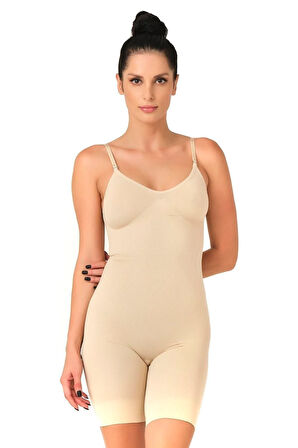 Dikişsiz Desenli.paçalı Body Korse