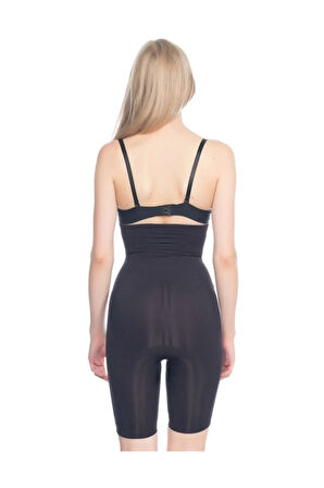 Desenli Yüksek Be.l Çift Kat Paçalı Korse