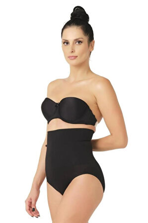 Siyah 2029 Masajlı Double Slip Korse