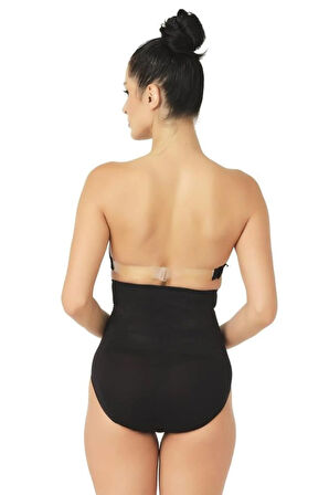 Siyah 2029 Masajlı Double Slip Korse