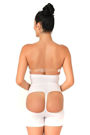 Seamless Popo Açık Yüksek Bel Boxer Korse 2033