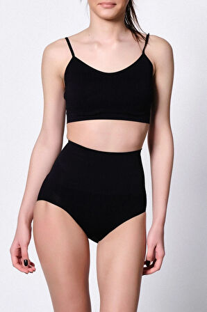 Yüksek Bel Seamle.ss Pantolon Slip Korse