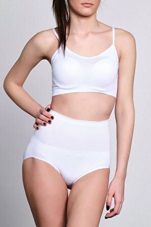 Yüksek Bel Seamle.ss Pantolon Slip Korse