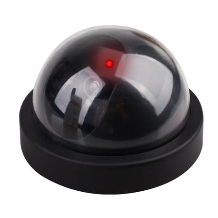 LED Işıklı Dome Güvenlik Kamerası Hırsız Caydırıcı Pratik Tak ve Kullan Sahte Kamera Modeli