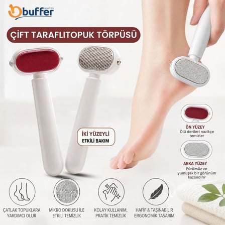 Kararlı Ticaret Çift Taraflı Topuk Törpüsü, Oval Başlıklı Manuel Ayak Bakım Aparatı