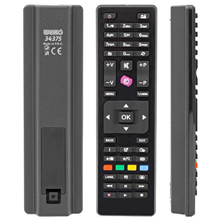 Ayt Kl Vestel Seg Regal Rc4875 Kare Göbek Mini Lcd Led Tv Kumandası Uzaktan Kumanda