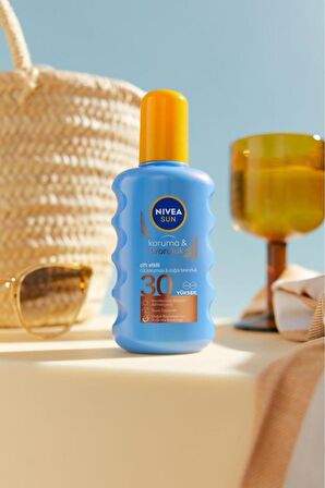 Nivea Sun Koruma & Bronzluk Arttırıcı Güneş Spreyi 30 Faktör 200ml