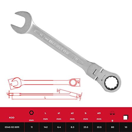 İzeltaş Mafsallı Cırcır Anahtar 11 Mm