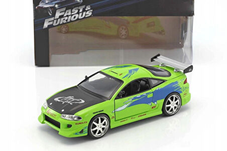 Jada Toys 1/24 Ölçek Fast and Furious Brian's Mitsubishi Eclipse Model Araba