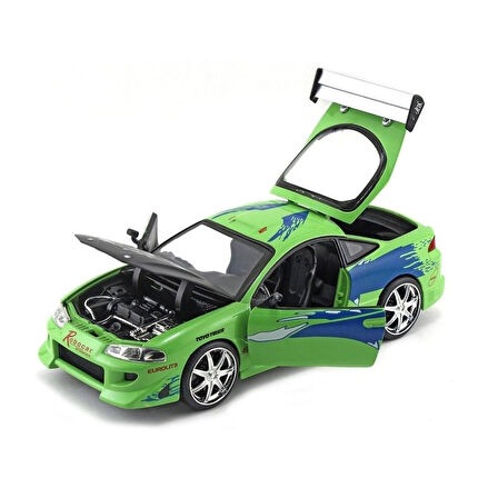 Jada Toys 1/24 Ölçek Fast and Furious Brian's Mitsubishi Eclipse Model Araba