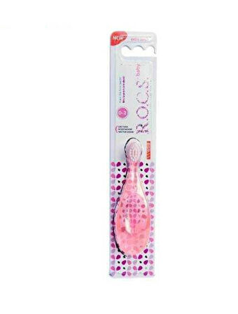 Rocs Baby 0-3 Yaş Bebek Diş Fırçası - Pembe