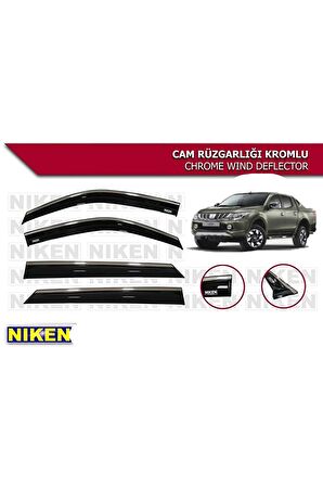 L200 Triton Kromlu Cam Rüzgarlığı 2015 2016 2017 2018 2019