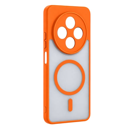 Xiaomi Redmi 14C Loji Magsafe Kapak - Turuncu