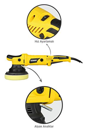 RTM1450 Orbital Polisaj Makinası 720 W 150 mm
