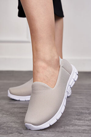 Günlük Kadın Babet Kolay Giyilebilir Hava alabilen Hafif Rahat Taban Esnek Günlük Spor Ayakkabı 035