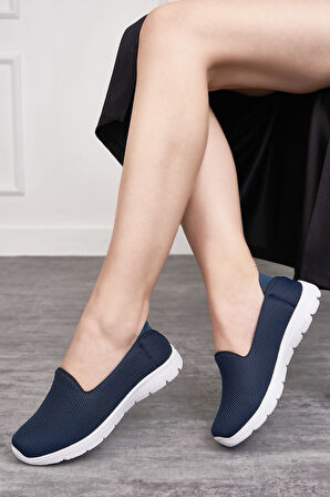 Günlük Kadın Babet Kolay Giyilebilir Hava alabilen Hafif Rahat Taban Esnek Günlük Spor Ayakkabı 035