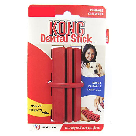 Kong Dental Stick Küçük Irk Köpek Diş Oyuncağı  3 x 8 cm