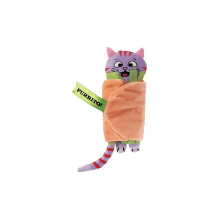Kong Pull-A-Partz Purrito Peluş Kedi Oyuncağı