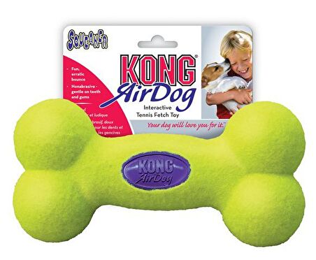 Kong Air Dog Squeaker Sesli Kemik Köpek Oyuncak Medium