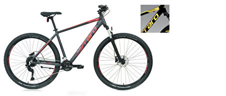 Carraro Force 970C 29 Jant Dağ Bisikleti (Mat Siyah-Sarı-Gümüş)